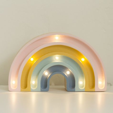 Rainbow Lamp, Rainbow Bedroom, Childrens Night Light, Rainbow Room, Mini Lamp, Rainbow Nursery, Rainbow Light, Diy Holz, Fun Sized