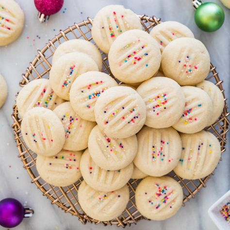 Shortbread Cookie Recipes, Whipped Shortbread, Sugar Spun Run, Whipped Shortbread Cookies, Short Bread, Bread Cookies, Buttery Shortbread Cookies, Sugar Cookie Icing, Shortbread Cookie Recipe