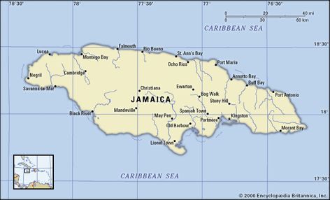 Map of Jamaica - A Detailed Jamaican Map To Guide You Jamaica Map Tattoo, Jamaican Map, Map Of Jamaica, Jamaica Country, Port Antonio Jamaica, Jamaica History, Jamaica Island, Jamaican Vacation, Jamaica Map