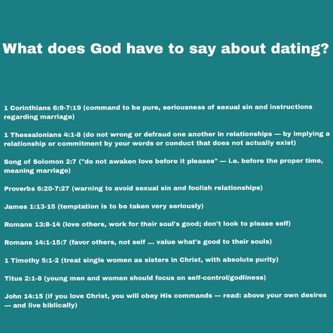 What does God have to say about dating? http://www.boundless.org/relationships/2012/biblical-dating-how-its-different-from-modern-dating Biblical Dating, Bible Verses For Teens, Christian Dating Advice, God Centered, Not Listening, Piece Of Advice, Feel More Confident, Christian Dating, Dating Advice Quotes