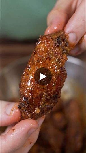 57K views · 6.4K reactions | Air Fried Cajun Honey Butter Wings 🔥

You team air fried or deep fried??

Ingredients:
- dozen wings 
- Olive oil
- Salt
- Garlic powder
- Cajun seasoning 
- 3/4 stick melted butter
- 1 head of roasted garlic
- 1/2 lime
- 2 tbsp honey 

First hit your wings with some olive oil and then season with salt, garlic powder, and Cajun seasoning. Hit with another drizzle of oil and then put in the air fryer for 8 minutes at 400F. Flip after 8 minutes and then put them back in for 8 minutes. Repay for a total of 32 minutes. 

While that’s cooking mix your melted butter, roasted garlic, lime juice, garlic powder, salt, Cajun seasoning, and honey. Mix well and toss your wings in your sauce once they’re done 🔥

#wings #chickenwings #airfryer #easyrecipeideas 

Team Air F Honey Butter Wings, Facebook Recipes, Summer Baking, Fire Food, Honey Butter, Cajun Seasoning, Air Frying, March 21, Roasted Garlic