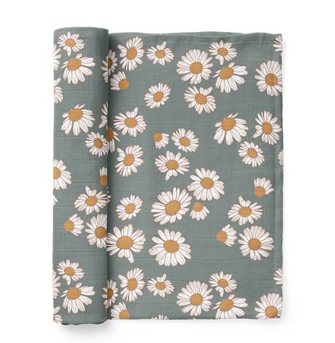 Swaddle – The Mini Wander Sage Green Nursery, Floral Crib Sheet, Hippie Baby, Mini Crib Sheets, Green Nursery, Cotton Baby Blankets, Muslin Swaddle Blanket, Muslin Swaddle, Nursery Blanket