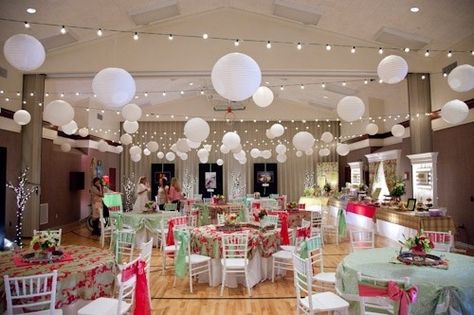 Cultural Hall Wedding Receptions Lds Weddings Reception, Wedding Reception Hall, Beautiful Wedding Reception, Tan Wedding, Wedding Reception Ideas, Vintage Bridal Shower, Lds Wedding, Gym Wedding, Hall Decor