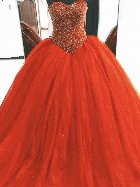 Bling Corset Orange Ball Gown Bling Gown, Orange Quinceanera Dresses, Orange Ball Gown, Bling Corset, Orange Quinceanera, Gown Dress For Women, Ball Gown Elegant, Gown Elegant, Ball Gown Dress