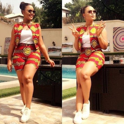 Ankara Shorts and Tops for Ladies 2019 -  DeZango  FacebookTwitterWhatsAppAddThis Short Knicker And Top Ankara, Ankara Short And Top For Ladies, Ankara Shorts, Ankara Trousers, Ankara Blouse, Ankara Jumpsuit, Top For Ladies, Ankara Styles For Women, Trendy Ankara Styles