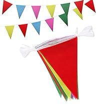 Rainbow Party Decorations, Outdoor Birthday, Party Garden, Home Wedding Decorations, Pennant Banners, Hanging Banner, Flag Sizes, Party Banners, Rainbow Flag