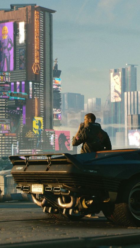 CYBERPUNK 2077 Night City day time Cyberpunk Games, New Retro Wave, Cyberpunk Aesthetic, Cyberpunk City, Arte Cyberpunk, Futuristic City, Cyberpunk Art, Cyberpunk 2077, Night City