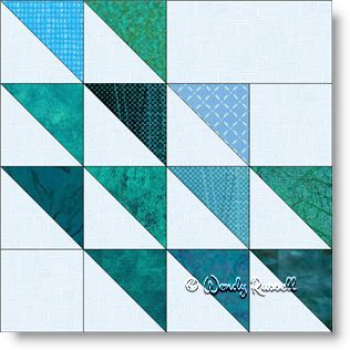 Ocean Waves - Free Quilt Block Pattern Wave Quilt Block, Ocean Waves Quilt Pattern, Ocean Waves Quilt Pattern Free, Waves Quilt, Ocean Waves Quilt, Free Quilt Block Patterns, Coastal Quilts, Ocean Quilt, Sea Quilt