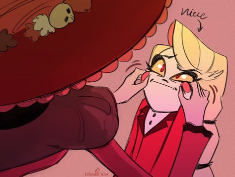 Tumblr Hazbin Hotel Fan Art, Charlie Morningstar Hazbin Hotel, Brandon Rodgers, Vivziepop Hazbin Hotel, Art Memes, Hotel Art, A Guy Who, Helluva Boss, Cartoon Shows