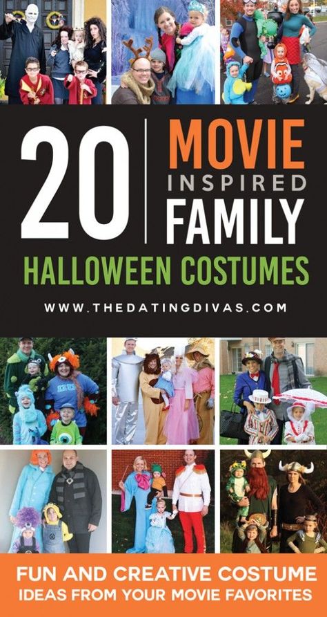 20+ Movie Inspired Family Costume Ideas for Families #familycostume #halloweencostume Movie Costumes For Groups, Pop Culture Family Halloween Costumes, Costume Inspired By Movies, Movie Halloween Costumes Group, Movie Themed Group Costumes, Family Movie Costumes, Movie Costumes Group, Movie Custome Ideas, Movie Group Costumes