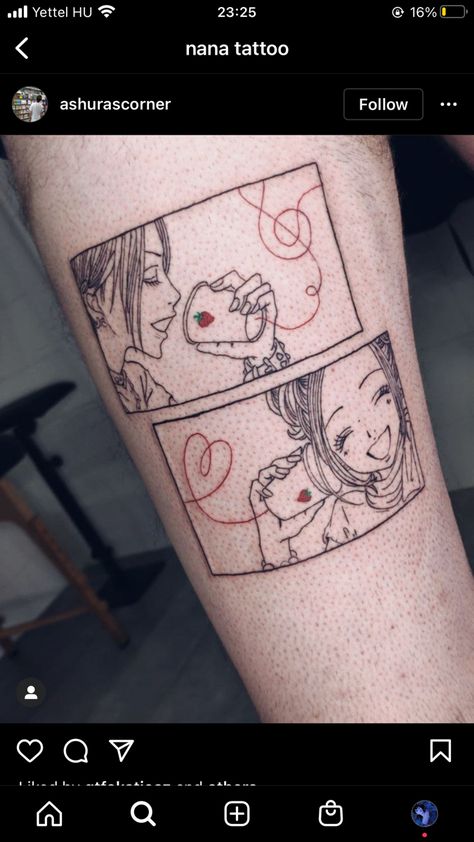 Nana Tattoo, Nana Anime, Tatoo Inspiration, Matching Sister Tattoos, Petite Tattoos, Tattoo Style Drawings, Classic Tattoo, Funny Tattoos, Sister Tattoos