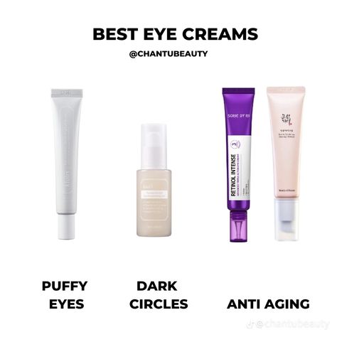 Korean Skincare Dark Circles, Skincare Dark Circles, Korean Skin Care Secrets, Haut Routine, Anti Aging Skincare Routine, Skin Advice, Skin Care Routine Order, Serious Skin Care, Eye Creams