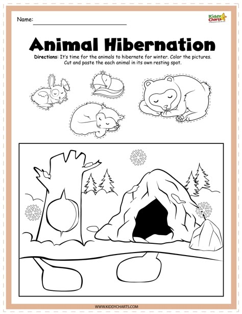 Hibernating animals activity sheets Hibernation Preschool Theme, Hibernation Preschool Crafts, Hibernation Preschool Activities, Hibernation Crafts, Hibernation Preschool, Hibernating Animals, Hibernation Activities, Animals That Hibernate, Preschool Pictures