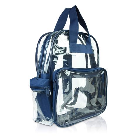 Wholesale Clear Backpacks Small DALIX Clear Backpacks, Clear Backpack, Unique Backpacks, Airport Security, Book Bags, Transparent Bag, Small Book, Red And Teal, Convertible Backpack