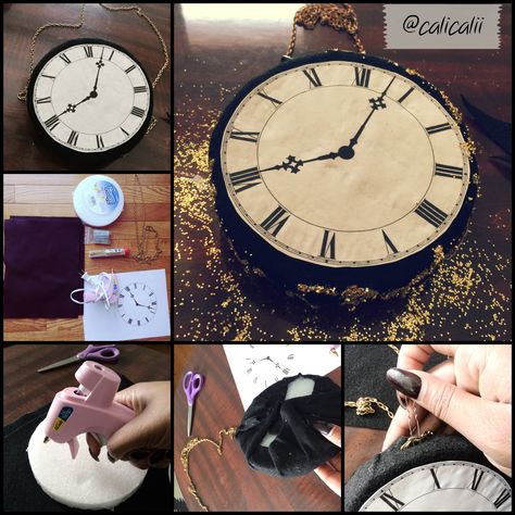 White Rabbit Clock Diy, Alice In Wonderland Rabbit Clock Diy, Alice In Wonderland Simple Costume, White Rabbit Alice In Wonderland Costume Diy, Clock Costume, Alice Rabbit Costume, White Rabbit Costume, Alice In Wonderland Musical, Character Day Ideas