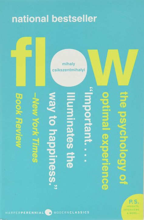 Flow Psychology, Mihaly Csikszentmihalyi, Call Flow, Social Control, Philosophy Books, Personal Development Books, States Of Consciousness, Spark Creativity, Positive Psychology