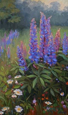 Helen Warlow, Landscape Art Painting, Arte Inspo, Plein Air Paintings, Flower Art Painting, Painting Art Projects, Pastel Art, الرسومات اللطيفة, Floral Painting