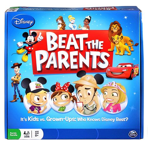 Disney Beat The Parents Board Game - Who Knows Disney Best? -- Want added information? Click the image. (This is an affiliate link). #thailand Disney Board Games, Parent Board, Disney Board, Spin Master, Smart Solutions, Educational Games, Cute Toys, Toy Sale, Family Activities