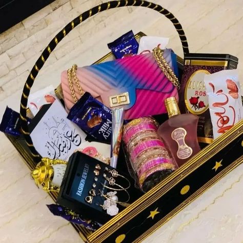 Alhumdulillah delivered customize basket for eid Baskets, Quick Saves