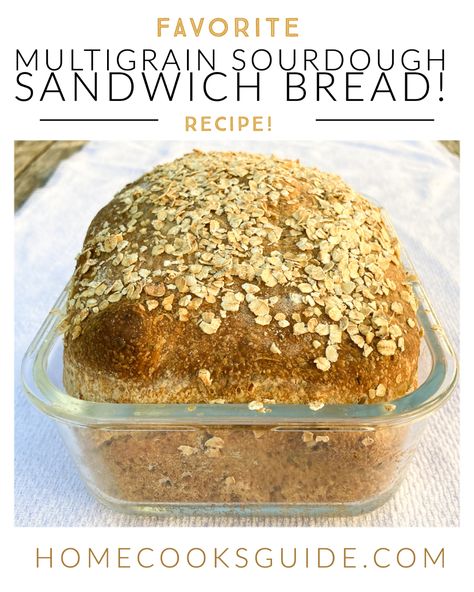 Multigrain Sourdough Sandwich Bread, Sprouted Sourdough Bread Recipe, Sourdough Whole Grain Bread, Seeded Sourdough Sandwich Bread, Sourdough Multigrain Bread, Whole Grain Sourdough Bread Recipe, Multigrain Sourdough Bread Recipe, Sourdough Loaf Bread, Multigrain Sourdough Bread