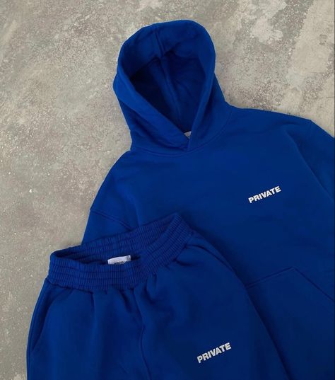 Blue Sweatsuit, Nike Azul, Tracksuits For Men, Neat Casual Outfits, Cute Nike Outfits, Fashion Top Outfits, Aesthetic Outfit Ideas, Cute Lazy Outfits, Hoodie Set