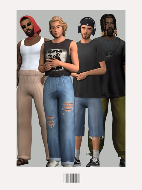 Sims 4 Urban Cc, Sims 4 Urban, Sims 4 Men Clothing, Sims 4 Male Clothes, Cc Mods, Sims 4 Mm Cc, Sims 4 Mm, Sims4 Clothes, Best Sims