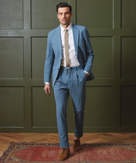 Seersucker Jacket, Seersucker Suit, Soft Tailoring, Suit Pant, The Madison, Cocktail Attire, Suit Style, Tailored Suits, Suit Shop