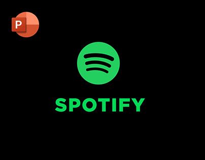 Spotify Presentation, Spotify Template, Canva Powerpoint, Microsoft Powerpoint, Microsoft, Presentation, Graphic Design, Design