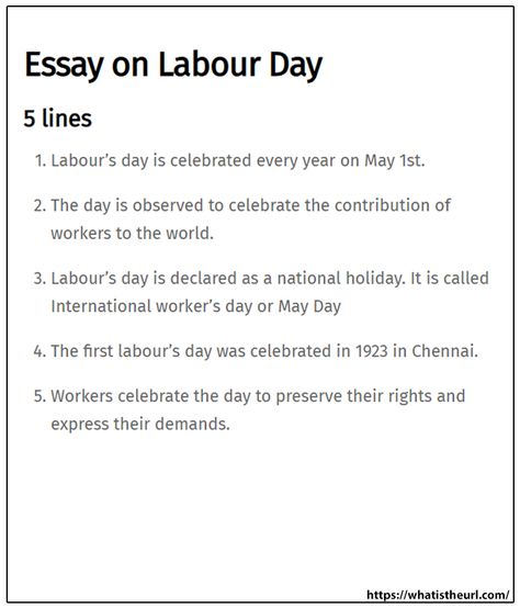 Essay on Labour Day Labour Day Speech In English, Labour's Day, Speaking Activities English, Essay Words, Male Face Drawing, Poems In English, International Workers Day, Workers Day, Speaking Activities