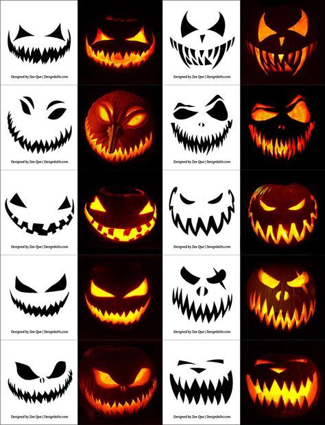 Free-Scary-Halloween-Pumpkin-Carving-Stencils,-Faces-&-Ideas-2017--Pictures-&-Templates Printable Pumpkin Carving Stencils, Stencils Patterns, Pumpkin Carving Stencils, Dekorasi Halloween, Scary Halloween Pumpkins, Halloween Pumpkin Carving, Halloween Pumpkin Carving Stencils, Free Printable Halloween, Carving Stencils