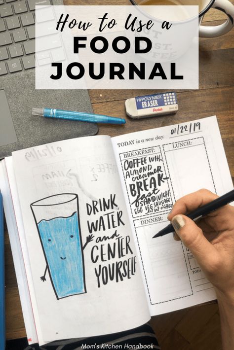 Food Journal Ideas Diy, Diy Food Journal, Food Diary Ideas, Food Sensitivity Journal, Food Journal Ideas, Nutrition Journal, Food Journaling, Cooking Journal, Food Journals