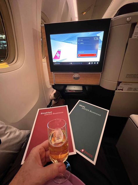 Swiss Air Business Class Review: Is It Worth It? [year] Swiss Airlines, French Bordeaux, Business Class Travel, Swiss Cuisine, Swiss Air, Lost Luggage, Heathrow Airport, Long Haul, Route Map