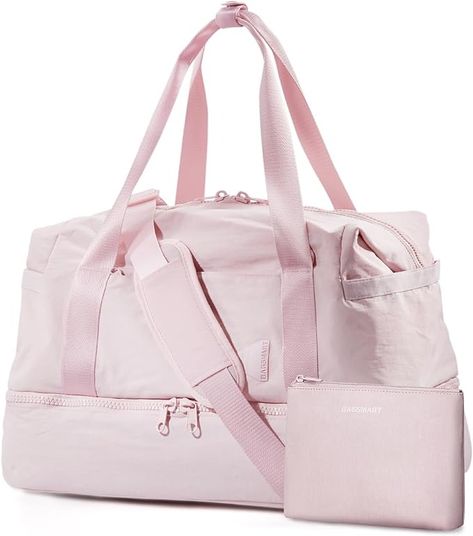 Cute Duffel Bags, Pink Gym Bag, Cute Gym Bag, Pink Travel Bag, Foldable Travel Bag, Sleepover Essentials, Pink Duffle Bag, Sleepover Bag, Personal Things