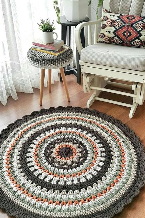 30+ Free Creative Crochet Rug Patterns Your Floors With Ideas New 2020 - Page 3 of 30 - crochetsample. com Carpet Crochet, Susan Bates Crochet Hooks, Crochet Rug Patterns Free, Rug Patterns, Crochet Carpet, Crochet Rug Patterns, Creative Crochet, Crochet Home Decor, Crochet Rug