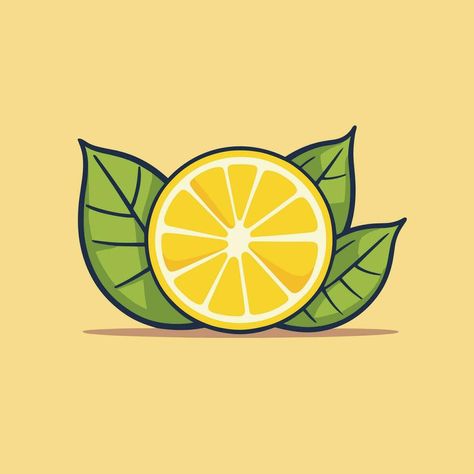 Lemon flat cartoon illustration Lemon Cartoon, Cartoon Lemon, Lemon Drawing, Lemon Clipart, Lemon Wedge, Cartoon Illustration, Flat Design, Cartoon Drawings, Puppets