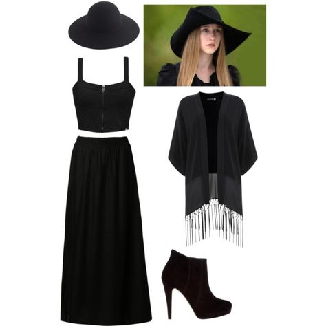 Zoe Benson / American Horror Story (Coven) Inspired Outfit by inspired-outfit on Polyvore featuring moda, Element, Jacqueline De Yong, Mint Velvet, Bonbons, J.Crew and Coven Coven Inspired Outfits, Ahs Coven Aesthetic Outfit, American Horror Story Coven Outfits, Zoe Benson Outfits, Coven Outfit, Coven Fashion, Zoe Benson, Witchy Outfits, Ahs Coven