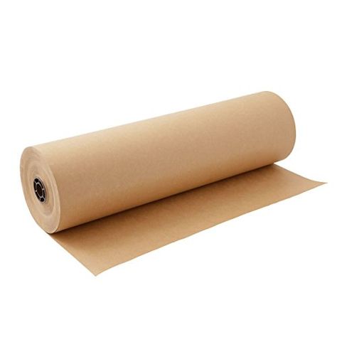 Kraft Paper Roll 30'' X 1800'' (150ft) Brown Mega Roll - Made in Usa 100% Natural Recycled Material - Perfect for Packing, Wrapping, Craft, Postal, Shipping, Dunnage and Parcel Brown Paper Roll, Wrapping Paper Crafts, Kraft Paper Wrapping, Paper Table, Paper Roll Crafts, Brown Kraft Paper, Diy Recycle, Butcher Paper, Paper Roll