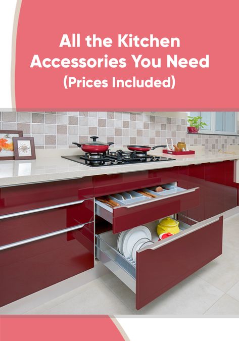 basic-kitchen-accessories-needed-for-modular-kitchen Store Room Ideas Kitchen Indian, Kitchen Store Room Ideas Indian, Kitchen Trolley Ideas Indian, Trolley Design Ideas, Kitchen Trolley Design, Modern Kitchen Cabinet Design Ideas, Trolley Design, Kitchen Designs Ideas, Kitchen Cost