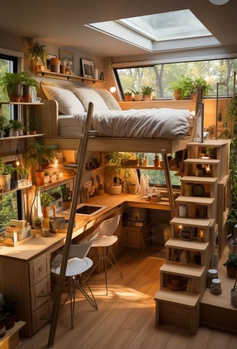 Lofted cabin