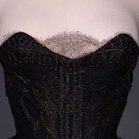 Karolina Laskowska on Instagram: "2016: 'Vela' corset bodysuit. An experimental piece with exaggerated hips in cotton tulle, embellished with symmetrically stitched, French lace appliqué. 📷 @tigzrice.branding" Karolina Laskowska, Corset Bodysuit, June 16, French Lace, Lace Applique, Branding, Lace, On Instagram, Instagram