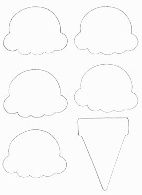 Ice Cream Cone Template Ice Cream Cone Craft, Ice Cream Template, Ice Cream Birthday Party Theme, Cone Template, Ice Cream Crafts, Ice Cream Party Theme, Ice Cream Art, Ice Cream Birthday Party, Ice Cream Theme