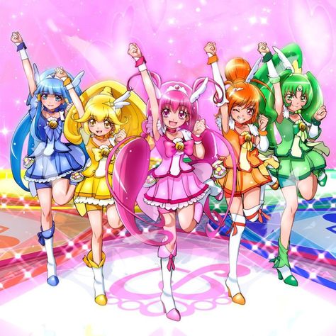 Glitter Force Doki Doki, Smile Precure, Precure All Stars, Glitter Force, Doki Doki, Magical Girl, Sailor Moon, Force, Glitter