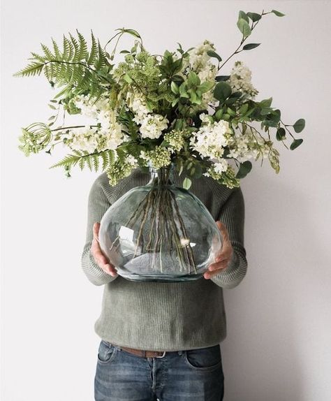 Fake Flower Arrangements, Vase With Flowers, Large Flower Arrangements, Faux Floral Arrangement, Flower Vase Arrangements, Faux Flower Arrangements, Flower Arrangements Simple, Flower Arrangements Diy, Vase Arrangements