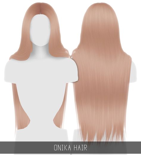 Simpliciaty's Onika hair - Long hairstyles ~ Sims 4 Hairs Sims 4 Cc Alpha Hair Simpliciaty, Sims 4 Very Long Hair, Sims 4 Hair Braids Cc, Sims 4 Long Hair Cc Alpha, Sims 4 Simpliciaty Cc, Sims 4 Long Straight Hair, Hair Mods Sims 4, Sims 4 Straight Hair Cc, Sims 4 Cc Hair Female Long