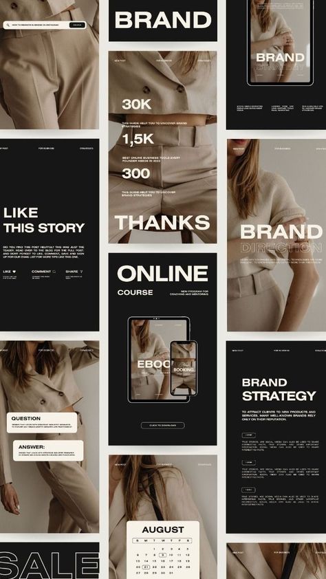 Instagram templates for coaches to grow their business with engaging stories and #Coach_Instagram_Template #Branding_Mood_Board_Inspiration #Coaching_Instagram #Coaching_Templates Social Media Template Instagram, Branding Mood Board Inspiration, Coaching Instagram, Coaching Templates, Canva Instagram Templates, Instagram Branding Design, Business Branding Inspiration, Coach Instagram, Portfolio Template Design