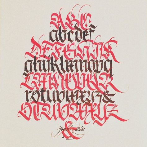 Fraktur Calligraphy Alphabet, Calligraffiti Alphabet, Fraktur Alphabet, Calligraphy Fraktur, Fraktur Calligraphy, Alphabet Calligraphy, Gothic Calligraphy, Tattoo Lettering Alphabet, Tattoo Fonts Alphabet