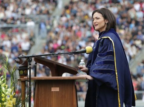 Did plan A just fall through? You need to hear Sandberg's awesome pep talk. Doctoral Regalia, Giving Speech, Commencement Speech, Sales Strategies, Graduation Speech, Sheryl Sandberg, Uc Berkeley, Class Of 2016, Hard Days