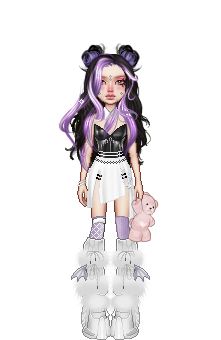 Bratz Outfits, Everskies Avatar, Harajuku Fashion Street, Bratz Inspired Outfits, Performance Outfits, Purple Outfits, Fashion Illustration Dresses, Inspired Outfits, Harajuku Fashion