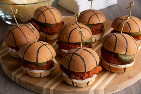 Party Loaf, Cider Bread, Football Dip, Basketball Party Food, Rhodes Recipes, Basketball Themed Birthday Party, Basketball Theme Birthday, Lil Smokies, Bread Puddings