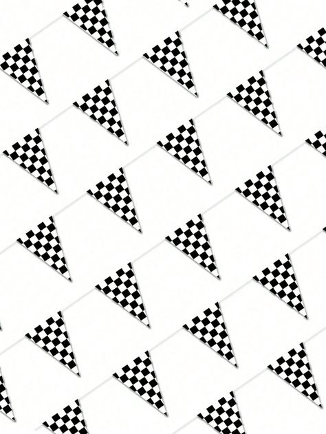 15m Black And White Checkered Flag Banner Racing Birthday Decorations, For Race Party Supplies,Checkered Flags Black And White Pennant Racing Banner | Theme Party Decoration Plastic Flag | Race Car Parties Decor | Decorative Birthday BBQ Bar Hanging Accessories,ChristmasI discovered amazing products on SHEIN.com, come check them out! Ca Rô, Racing Birthday, Bbq Bar, Birthday Bbq, Race Party, Race Car Party, Beach Themed Party, Hawaiian Party, Checkered Flag